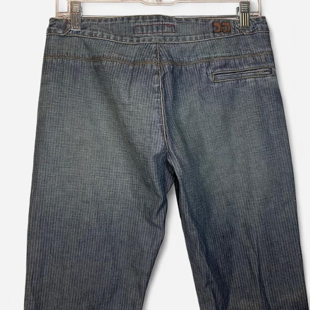 Joe’s Jeans Vintage Y2K Pinstripe Low Rise Straight Leg Jeans Size 28 - Picture 6 of 7